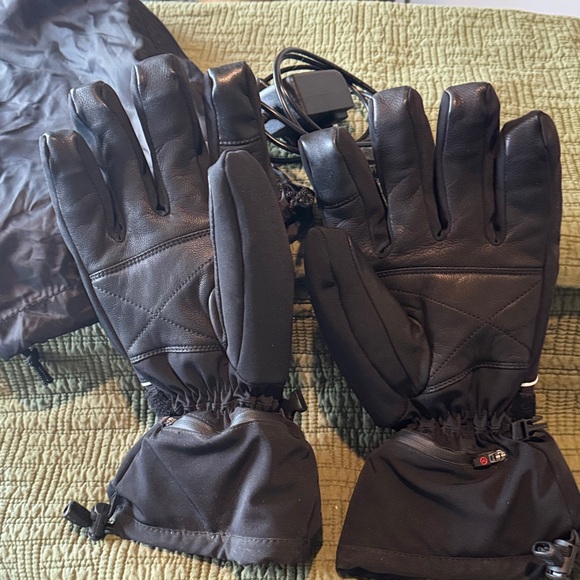 Men’s Savior Black Heated Motorcycle Gloves. Size XXL  never worn - Picture 1 of 6